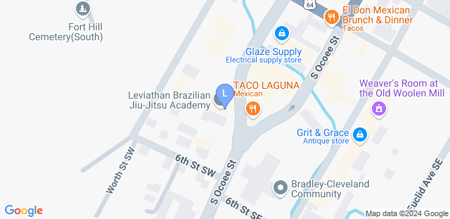 Map to Leviathan Brazilian Jiu-Jitsu Academy 